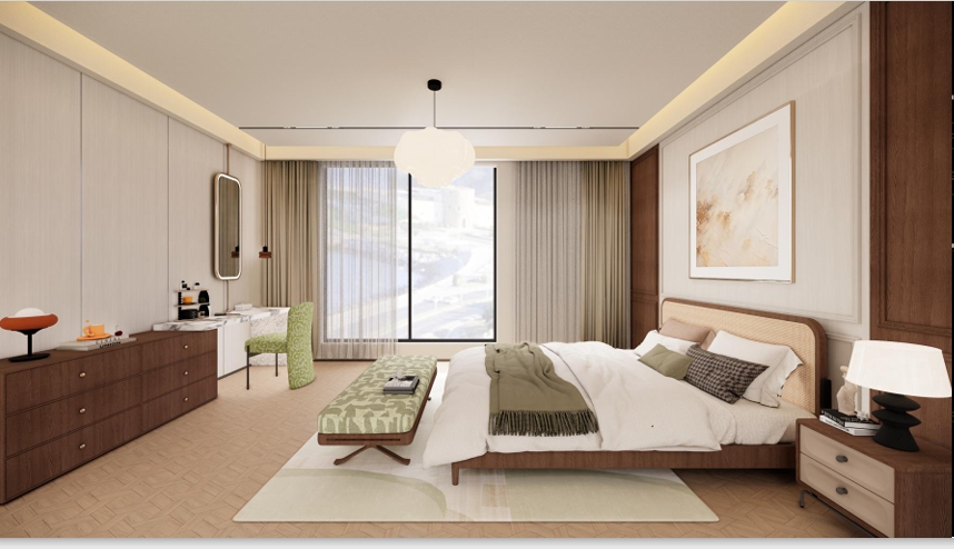 Dark custom bedroom furniture package