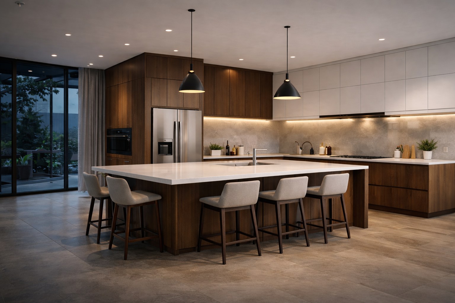 Open Kitchen with Island