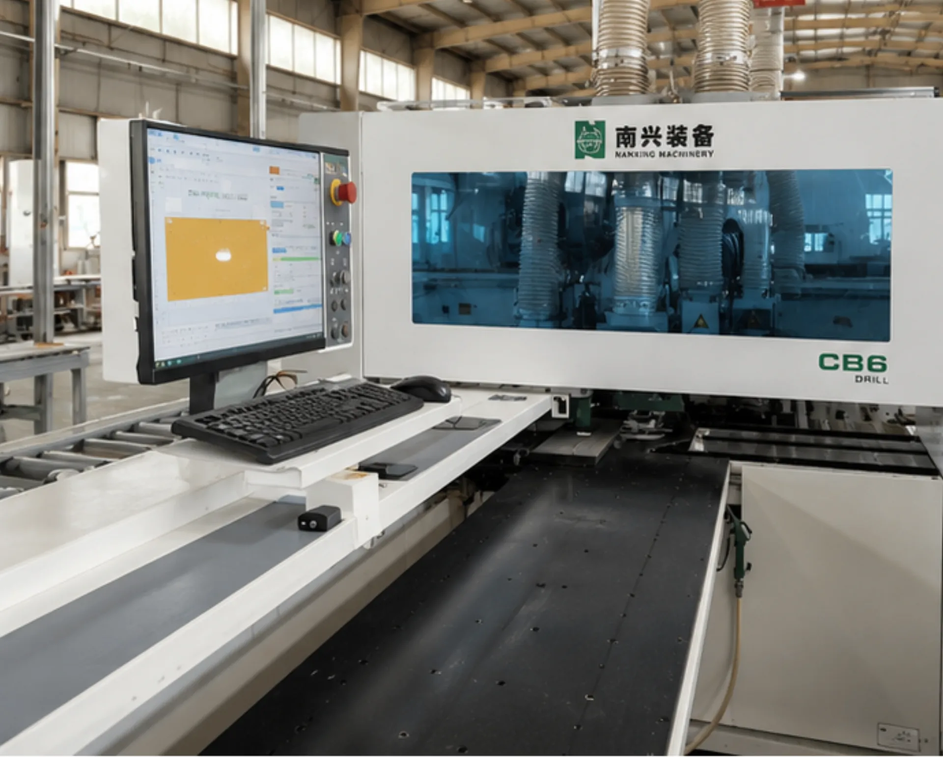 Drilling and hardware preparation for custom furniture panels