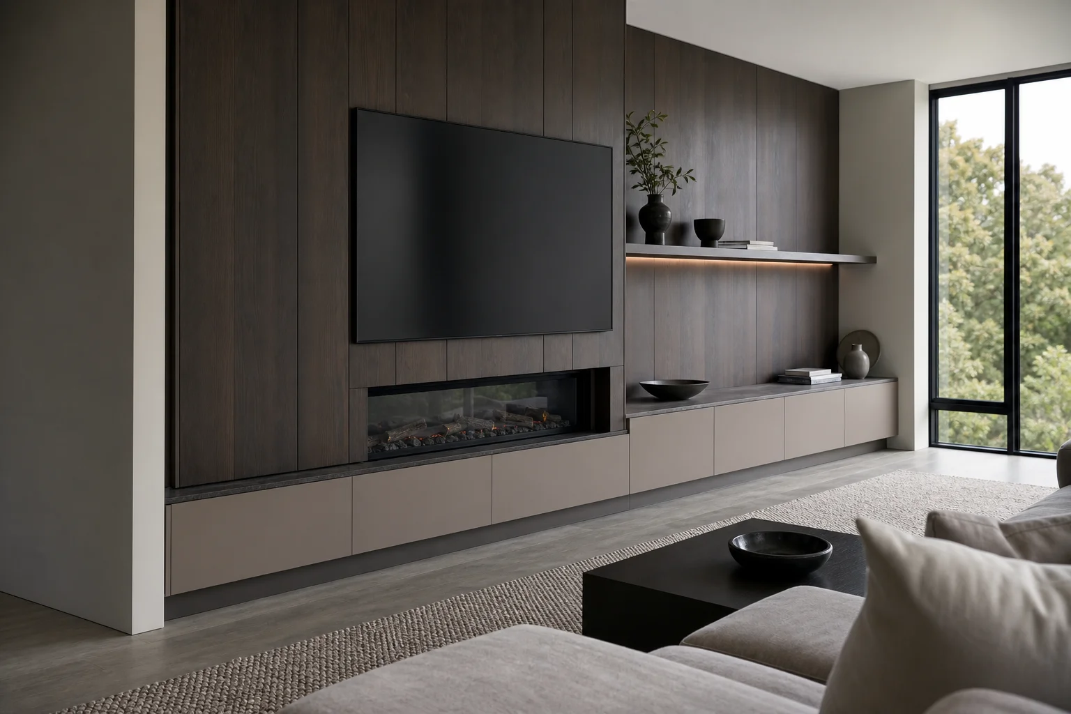 Whole house furniture New Zealand living room TV wall