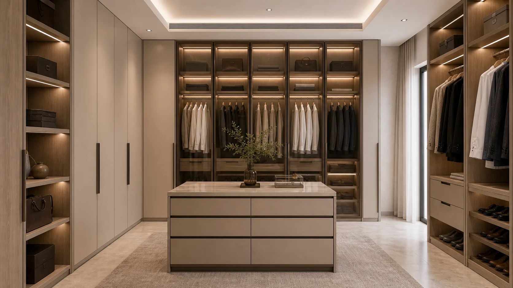 Dubai Villa Bespoke Wardrobes