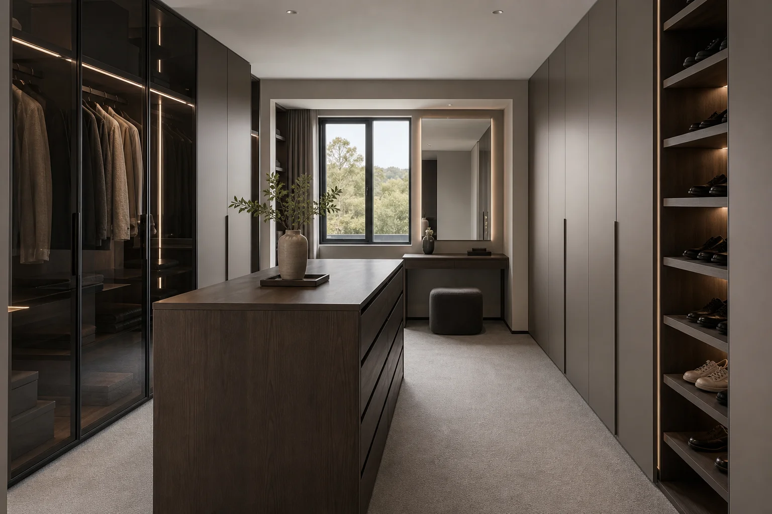 Whole house furniture New Zealand walk-in wardrobe