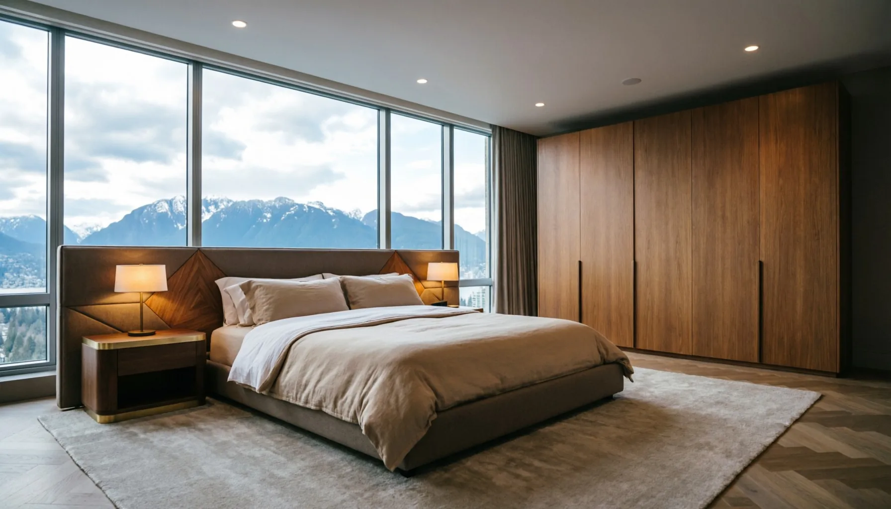 Hotel guest room custom furniture and wardrobe package
