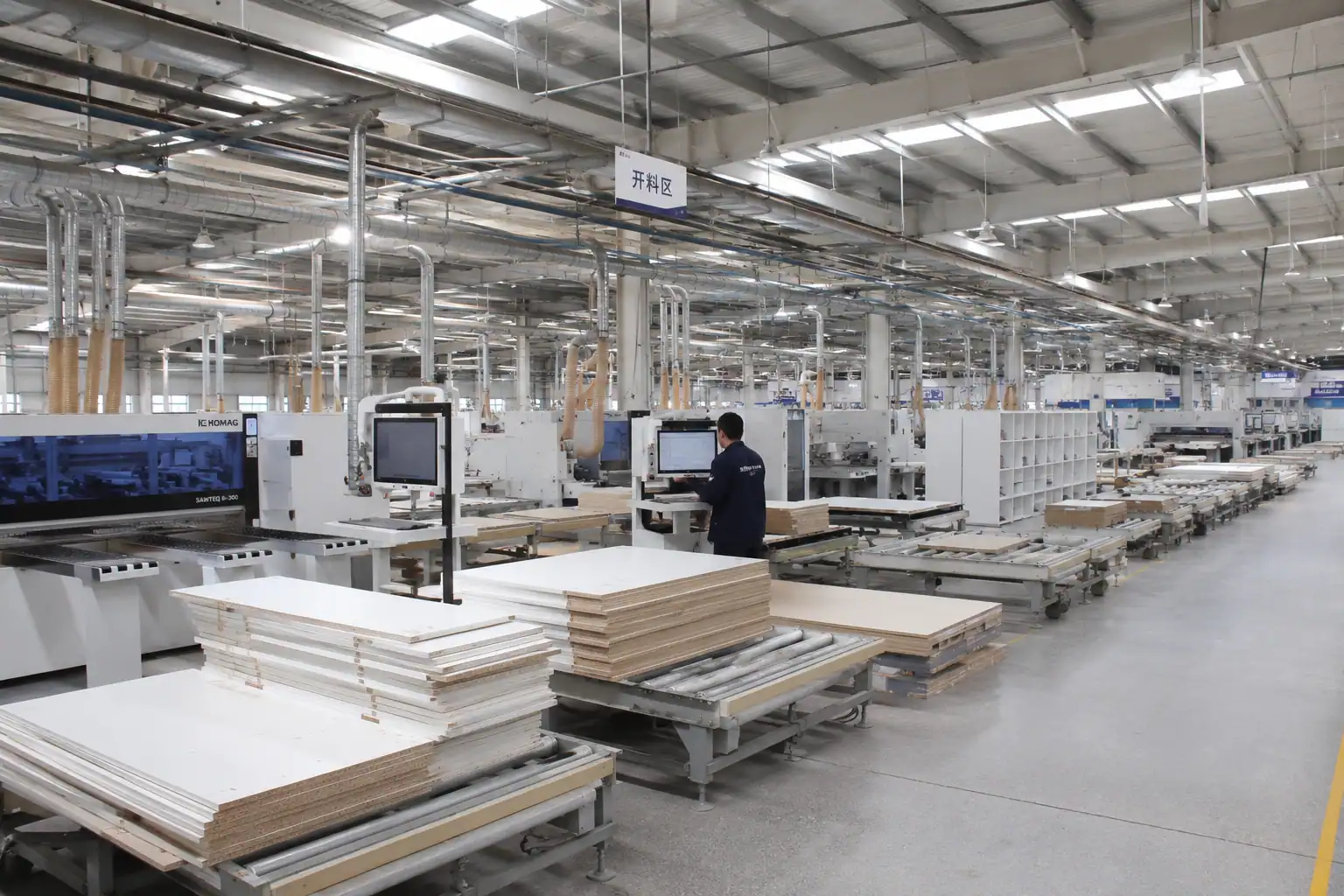 WinRun custom furniture production facility in China