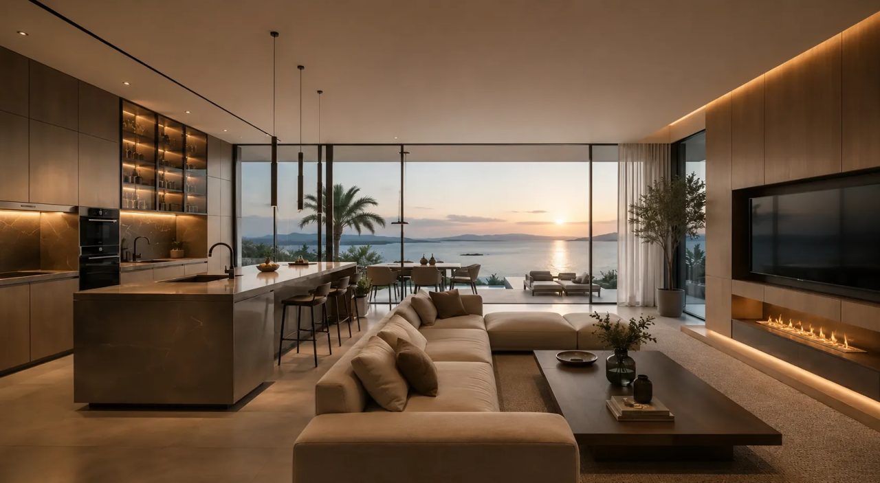 Complete whole house interior solution for a luxury residence