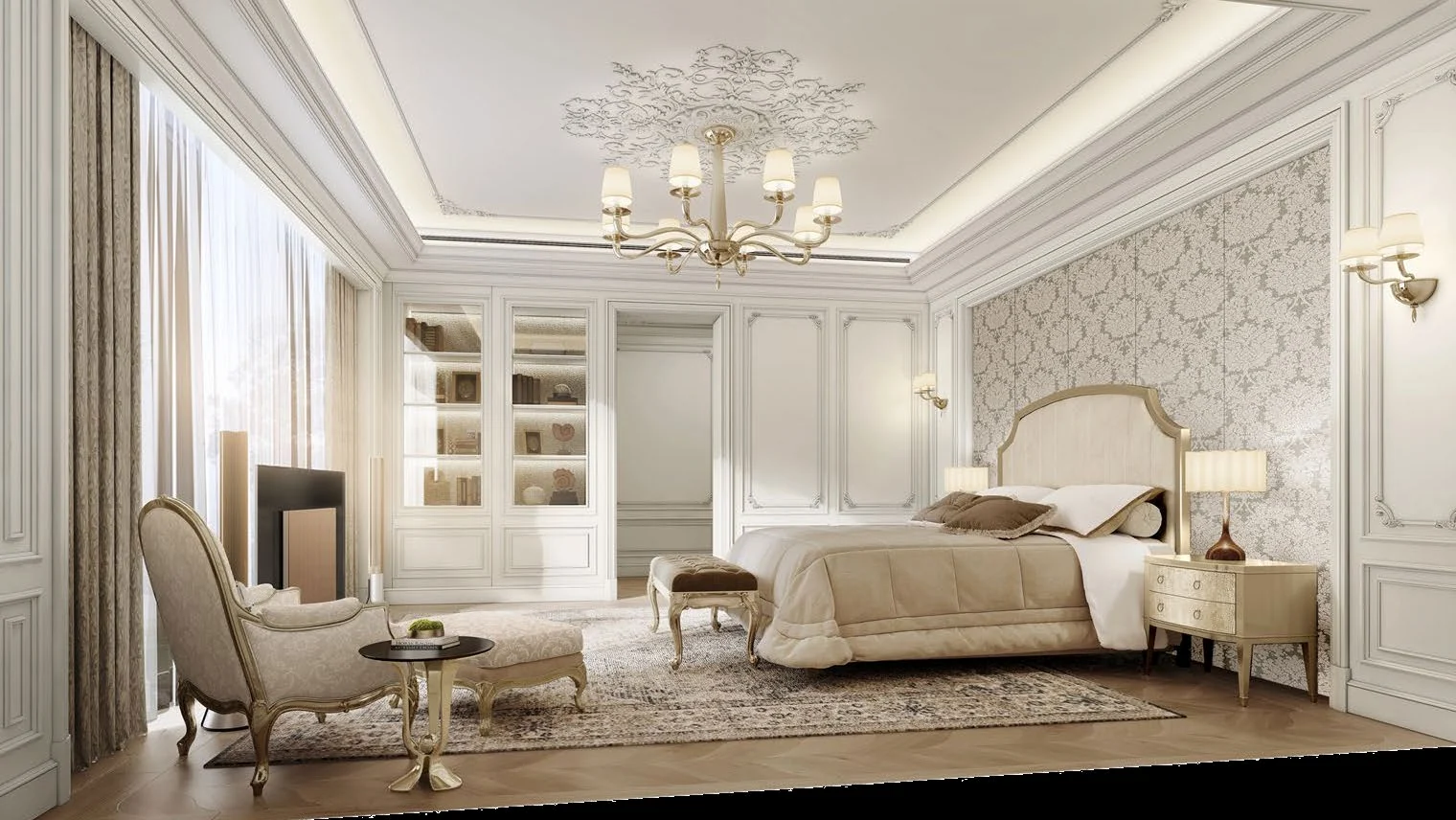 Complete master bedroom furniture package