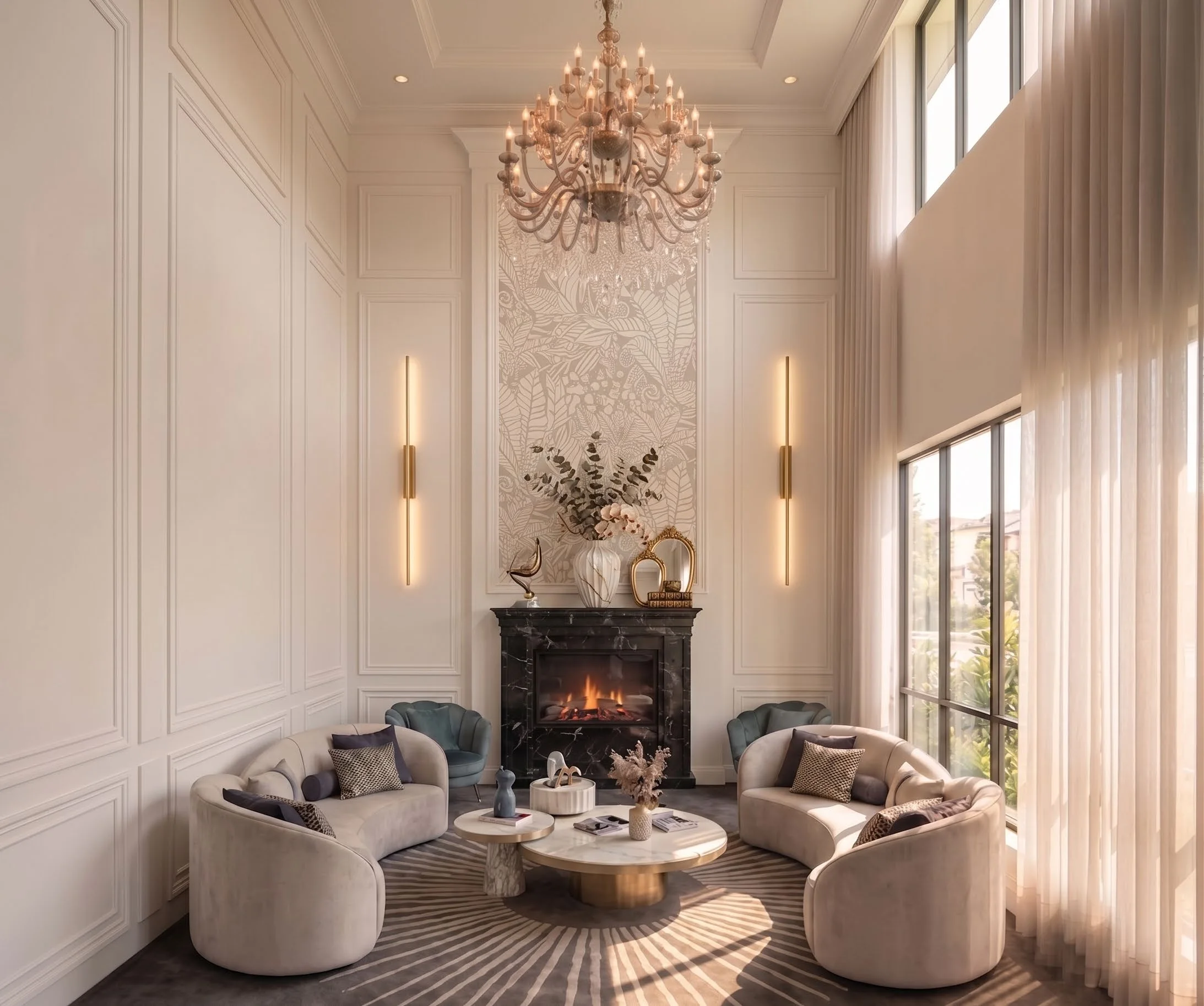 Arcadia California luxury residence loose furniture proposal